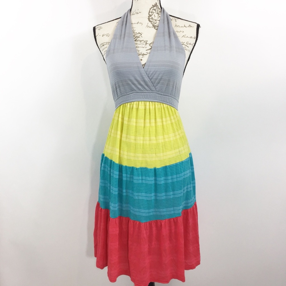 Miken Color block dress small